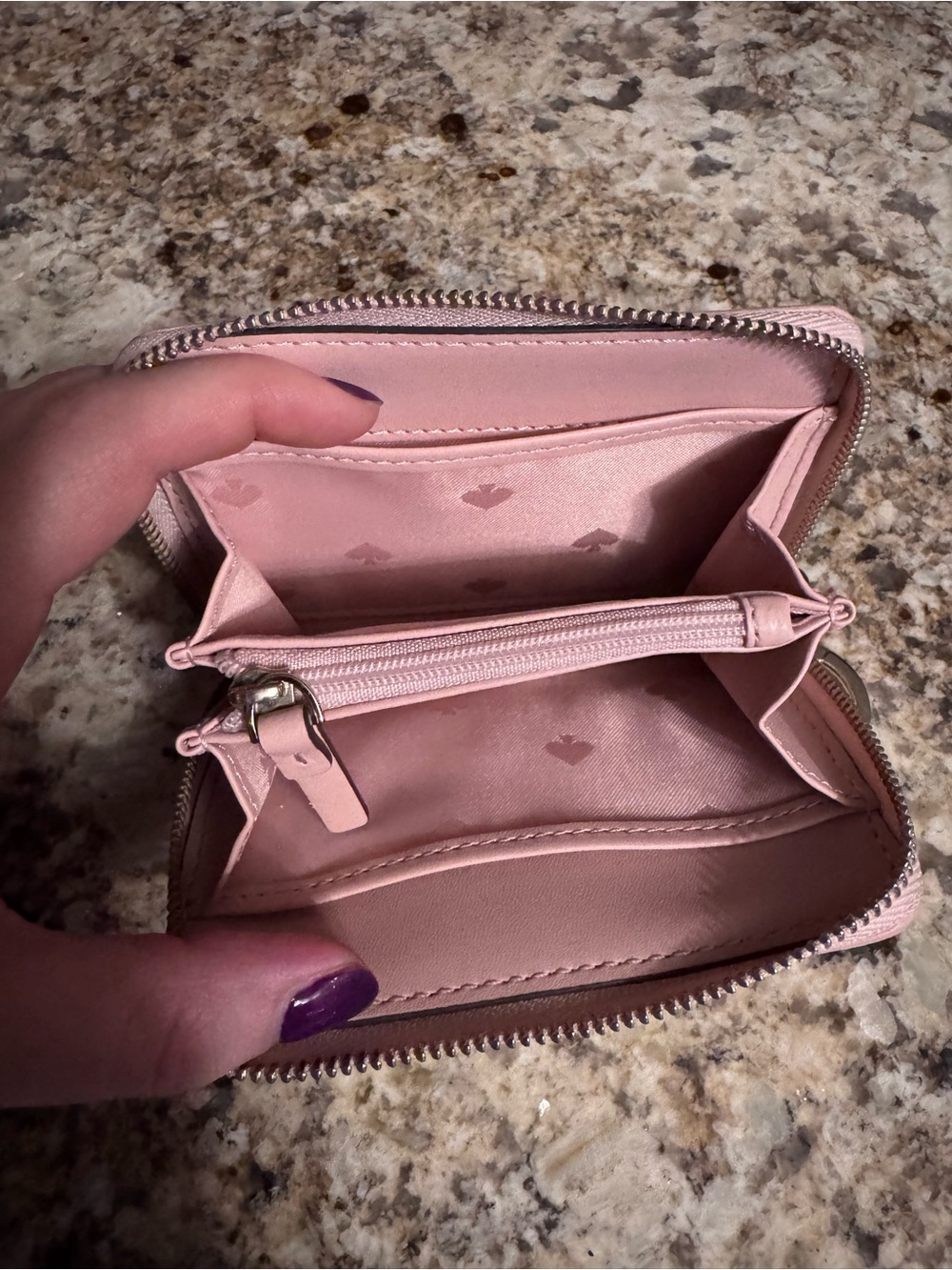 kate spade Pink Quilted Leather Wallet - Picture 3 of 4